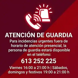 Horario Servicio de Guardia Atés a Casa