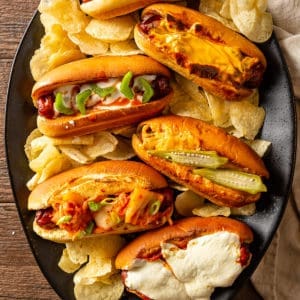 hot dog toppings