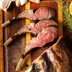 grilled rack of lamb