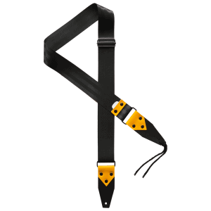 Black guitar strap
