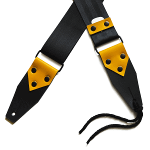 Black Cruiser Seatbelt Guitar Strap
