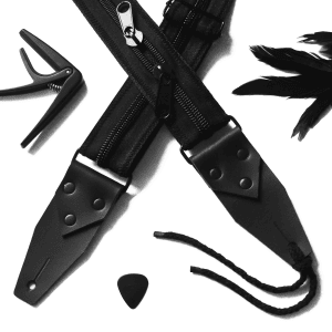 Black Guitar Strap