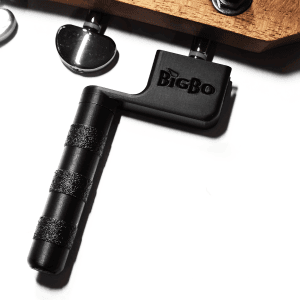 Guitar string winder in black winding guitar strings