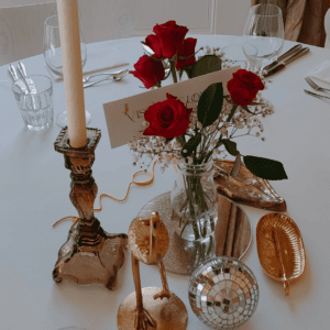 Glazen onderzetters | Glitter!