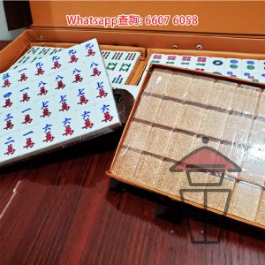 GM801 台灣牌 香檳水晶 Taiwan Mahjong Rose (#31mm) 144隻+百搭/空白 共152張 [一條龍: 麻將+枱+籌碼]