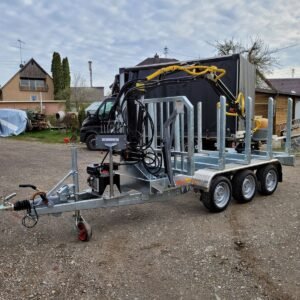 Remorque pour le transport de bois HT353017-K  Fendt