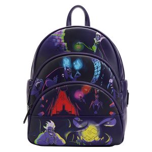 Sac à Dos Loungefly / Villains / Triple Fermeture / Glow In The Dark / Disney