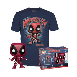 Pack Funko Pop + T-Shirt / Deadpool / Marvel / Etiquette Only In Pop & Tee Pack Funko Pop + T-Shirt / Deadpool / Marvel / Etiquette Only In Pop & Tee
