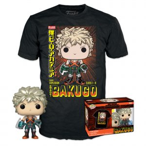 Pack Funko Pop + T-Shirt / Katsuki Bakugo / My Hero Academia / Etiquette Spécial édition