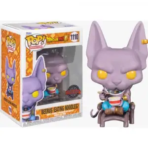 Figurine Funko Pop / Beerus (Eating Noodles) N°1110 / Dragon Ball Super / Spécial édition Figurine Funko Pop / Beerus (Eating Noodles) N°1110 / Dragon Ball Super / Spécial édition