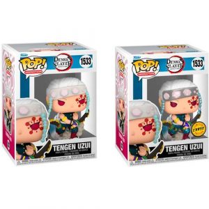 Lot 2 Figurines Funko Pop / Tengen Uzui N°1533 / Demon Slayer / (1Chase + 1Normal)