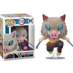 Figurine Funko Pop / Inosuke Hashibira N°875 / Demon Slayer / Flocked Funko Spécial édition