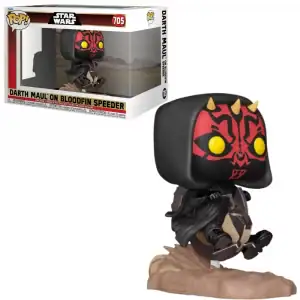 Figurine Funko Pop Deluxe / Darth (Dark) Maul On Bloodfin Speeder N°705 / Star Wars Ep1