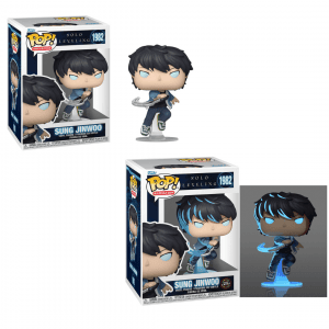 Lot 2 Figurines Funko Pop / Sung Jinwoo N°1982 / Solo Leveling ( 1 Glow Chase + 1 Normal )
