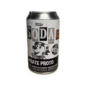 Figurine Funko Soda / Pirate Proto 3000 Pcs Noir&Blanc / Funtastic Voyage Limited Edition