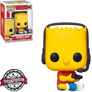 Figurine Funko Pop / Gamer Bart N°1035 / The Simpsons / Spécial édition