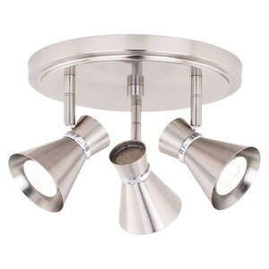 Alto 3-Light LED Brushed Nickel Adjustable Ceiling Spot Light