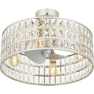 Coffman Fandelier by Quoizel – Polished Nickel with Crystal Accents