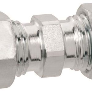 Rechte Knelkoppeling 8 / 10 mm Gasleiding