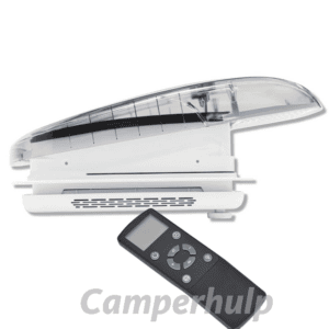 Vechline Luxuoso II Dakventilator 40x40 Transparant voor Camper, Caravan & Boot