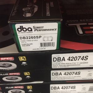DBA42074S REAR ROTORS & PADS HSV
