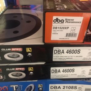DBA4600S & DB1520XP NISSAN 350Z ROTORS & PADS
