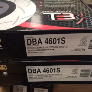 DBA4601S SLOTTED REAR ROTORS NISSAN 350Z