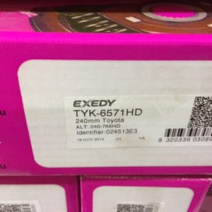 TYK-6571HD EXEDY H/D CLUTCH KIT TO SUIT A TOYOTA SUPRA