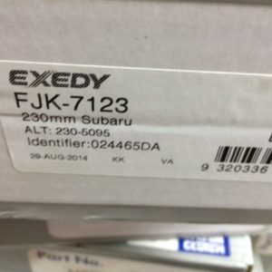 FJK-7123 EXEDY OEM SUBARU WRX CLUTCH KIT