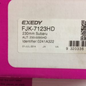 FJK-7123HD WRX CLUTCH