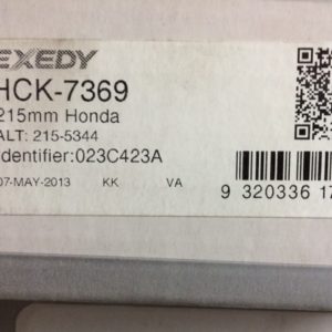 HCK-7369 HONDA INTEGRA CLUTCH KIT WITH A K20Z ENGINE