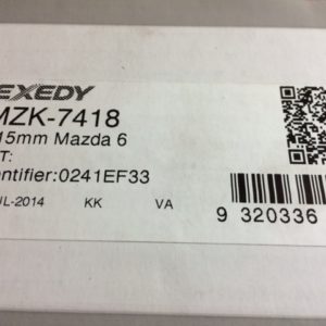 MZK-7418 MAZDA 6 2.3 LTR CLUTCH KIT