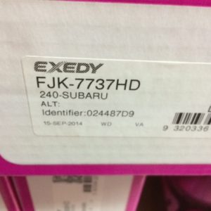 FJK-7737HD WRX SIX SPEED H/D CLUTCH KIT
