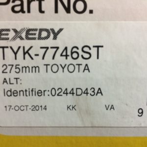 TYK-7746ST TOYOTA PRADO CLUTCH KIT FOR KDJ120