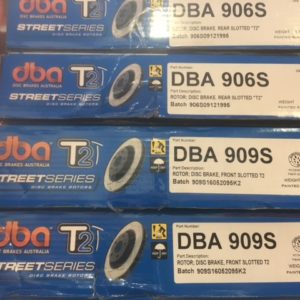 DBA909S DBA906S FRONT & REAR SLOTTED ROTORS