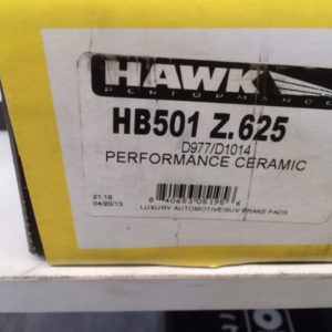 HB501Z.625 AUDI Q7 FRONT DISC PADS