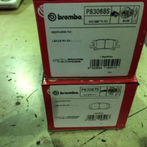 P83067 / P83068 LEXUS DISC PADS BREMBO