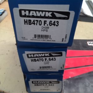 HB470F.643 MAZDA RX8 FRONT DISC PADS