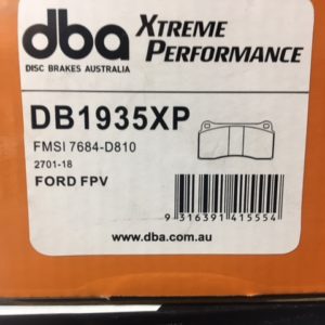 DB1935XP FRONT PADS FPV GTP