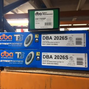 DBA2026S & DB1765SP FRONT SLOTTED ROTORS AND PADS
