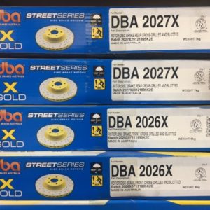DBA2026X DBA2027X XDRILLED ROTORS VE 6 CYLINDER