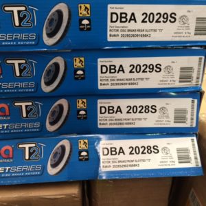 DBA2028S & DBA2029S SLOTTED VE & VF V8 ROTORS