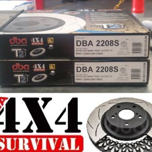 DBA2208S 4X4 FRONT SLOTTED DISCS MITSUBISHI TRITON