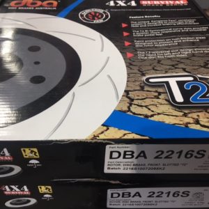 DBA2216S NS NT NW & NX SLOTTED DISC ROTORS