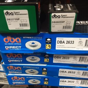 DBA SRT8 DISC ROTORS & DBA PADS