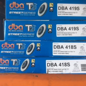 DBA418S DBA419S T2 FRONT & REAR SLOTTED ROTORS
