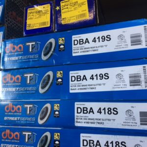 DBA T2 EVO 7 8 9 ROTORS &; EBC YELLOWSTUFF