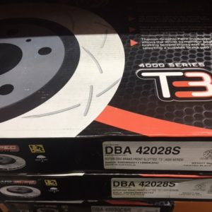 DBA42028S VE V8 SLOTTED DISC ROTORS
