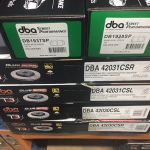 HSV VE DBA SLOTTED ROTORS & PADS
