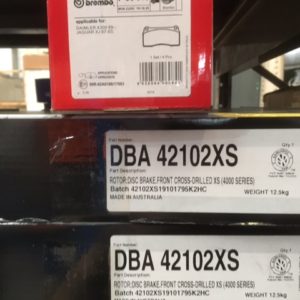 DBA42102XS DBA T3 & BREMBO 4 PISTON FRONT PADS P36018N